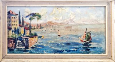 Картина върху фазер с рамка