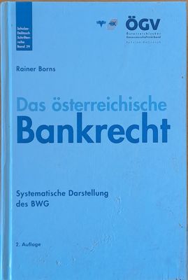 Das osterreichische Bankrecht