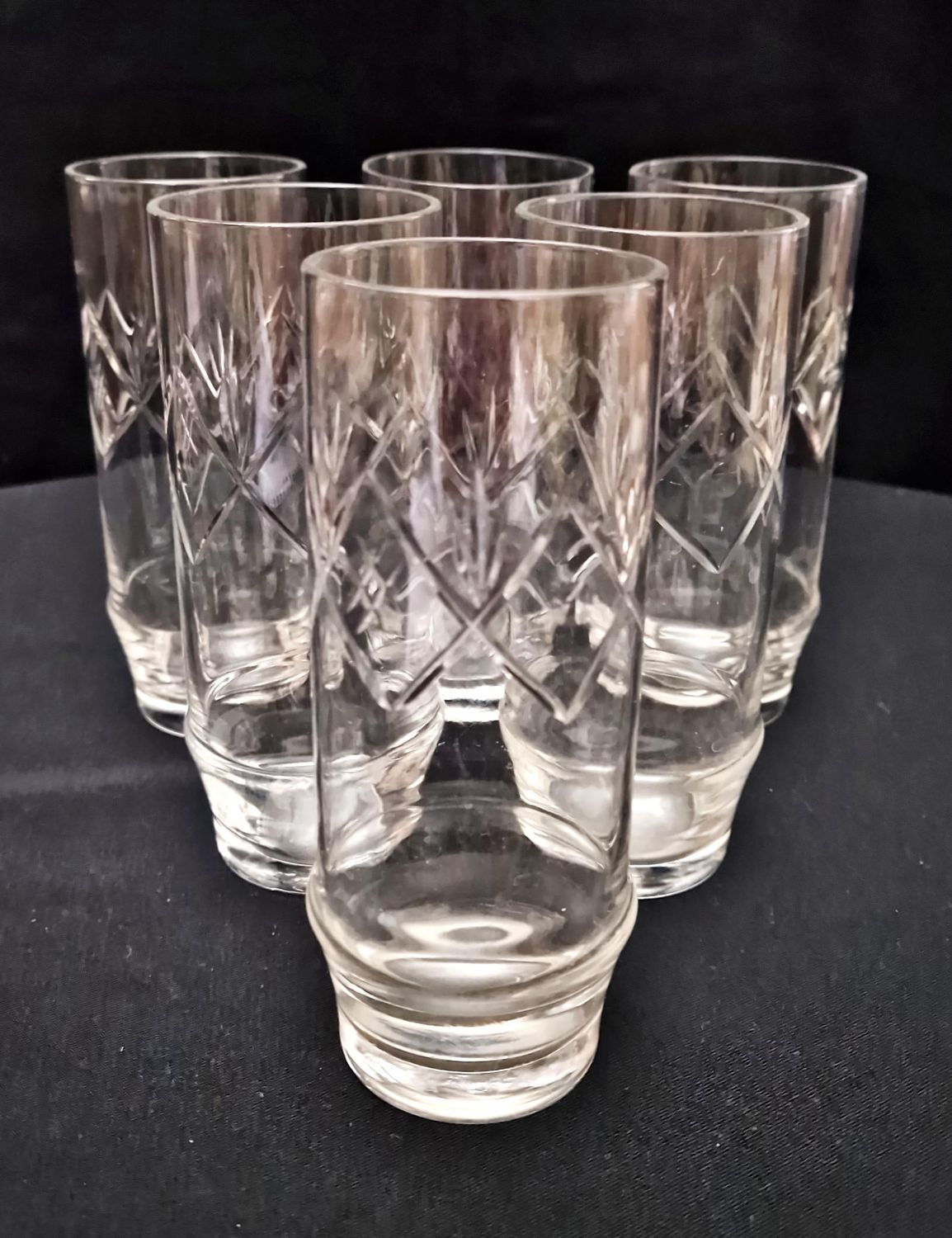 Стъклени водни чаши - на брой