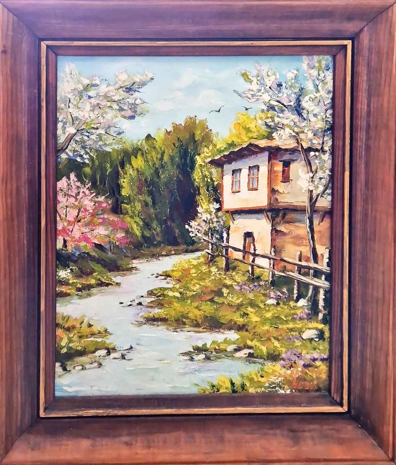 Картина върху платно с рамка