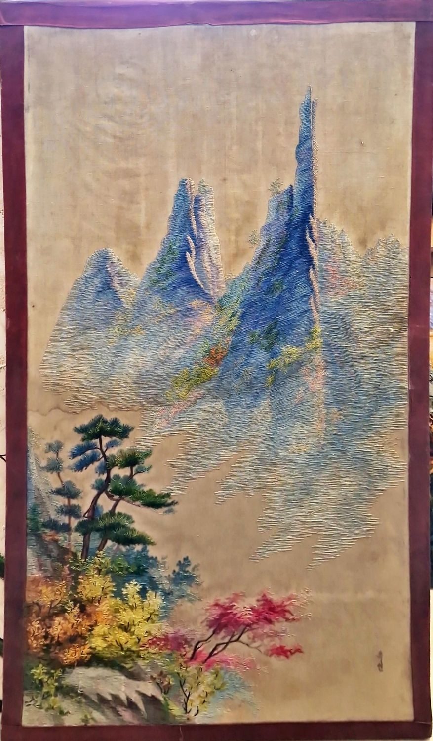 Бродерия върху платно без рамка Бродерия върху платно без рамка