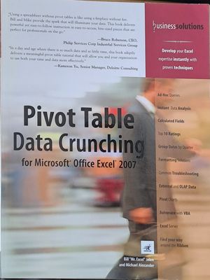 Pivot Table Data Crunching for Microsoft Office Exel 2007