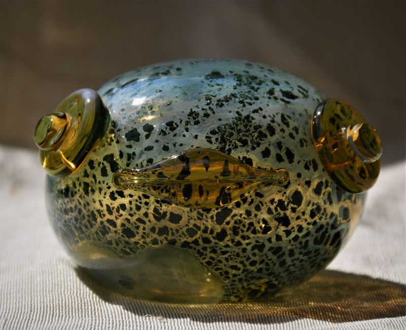 Жаба - art glass