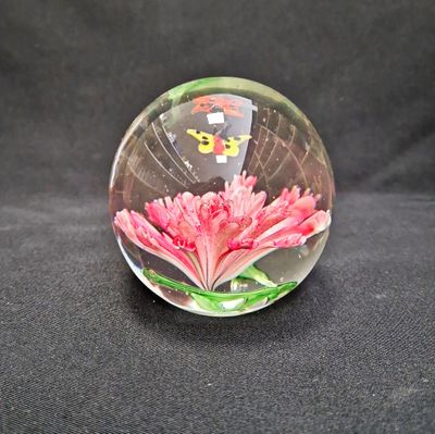 Статуетка цвете - стъкло