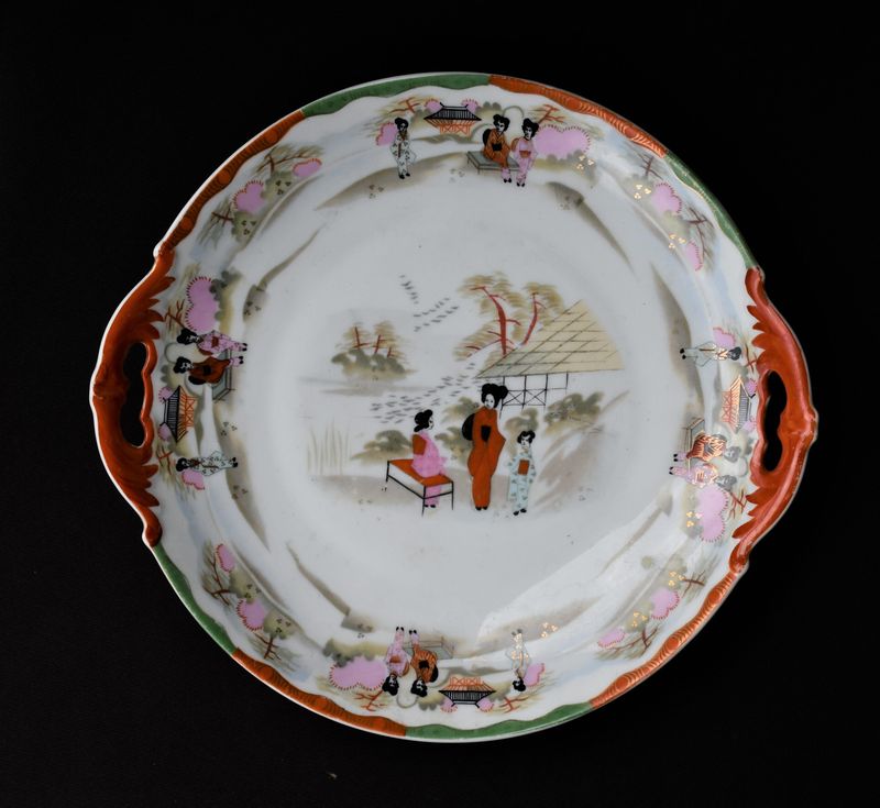 Ръчно рисувана колекционна чиния, MZ Altrohlau