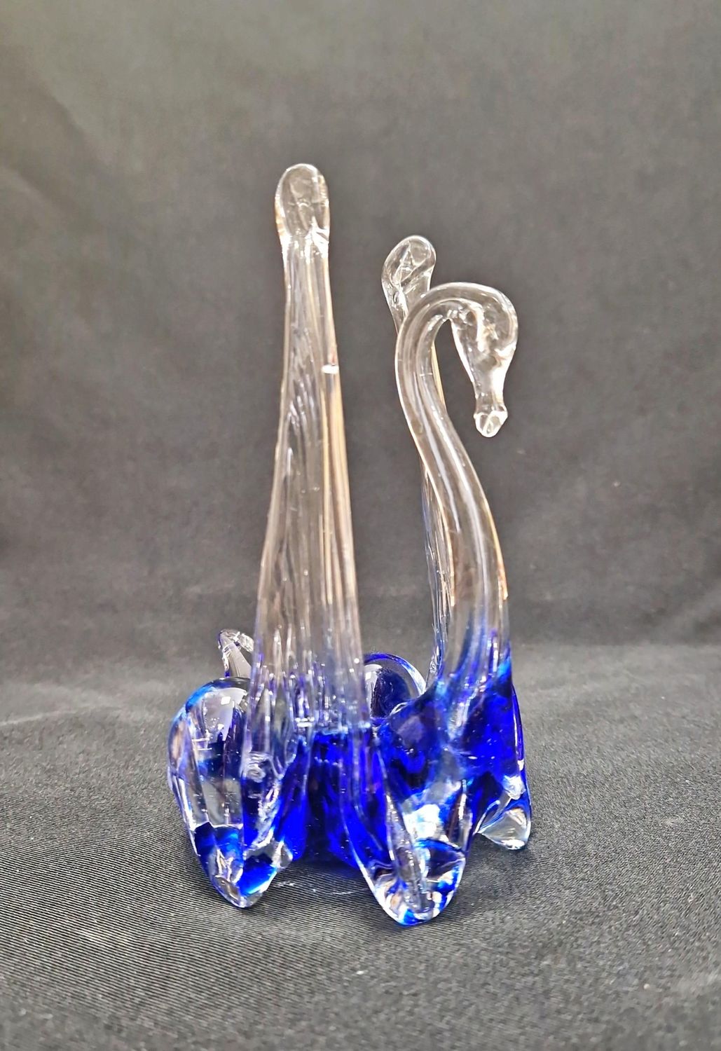 Статуетка лебед - стъкло