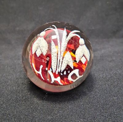 Статуетка цвете - стъкло