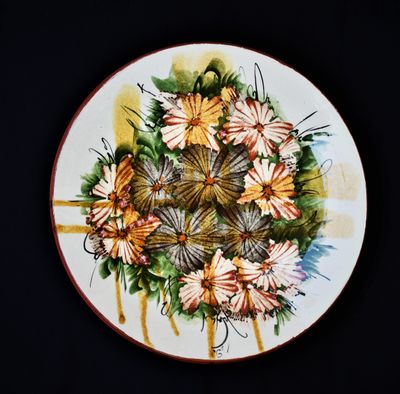 Авторска декоративна чиния - керамика