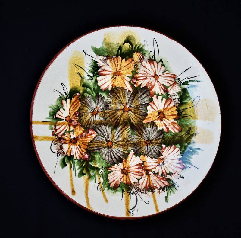 Авторска декоративна чиния - керамика