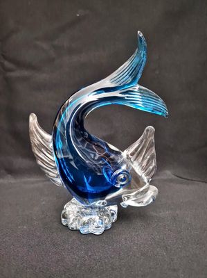 Статуетка риба - стъкло