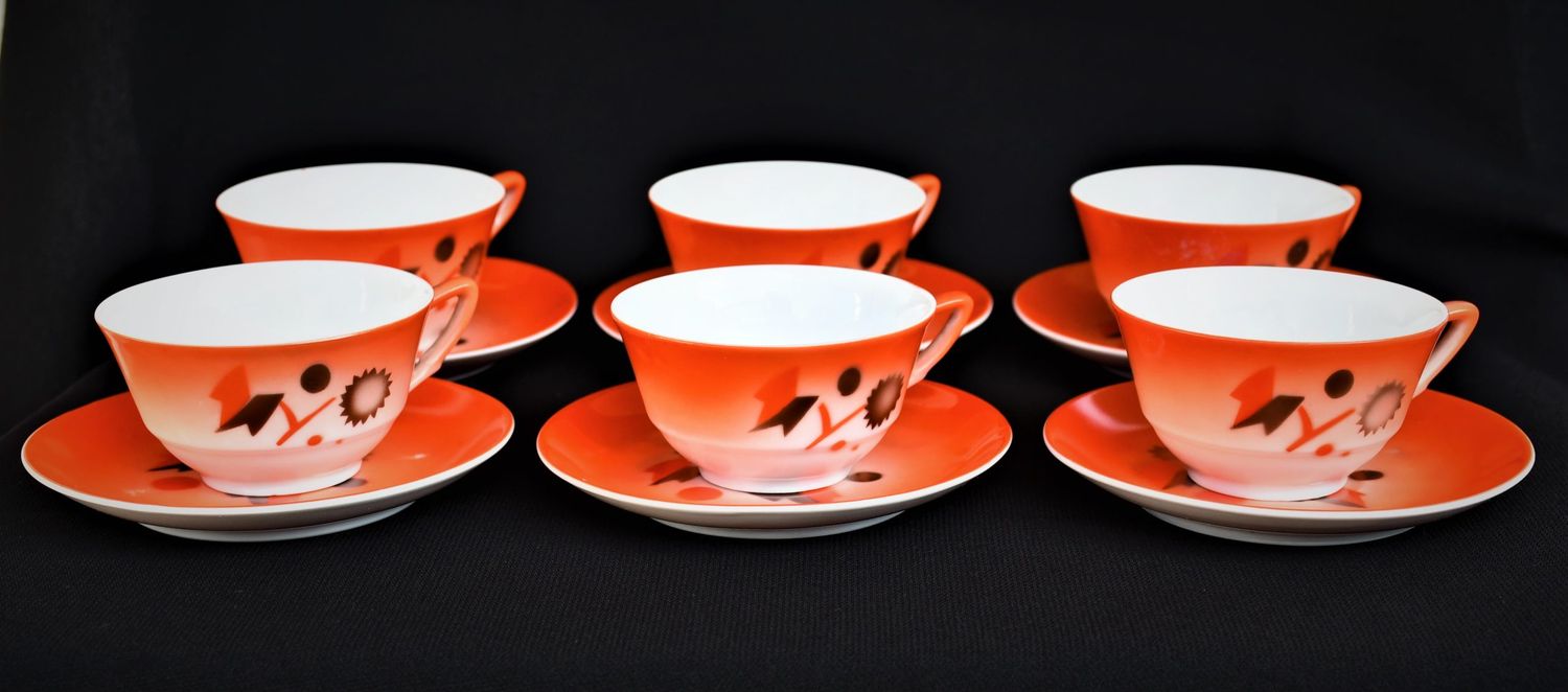 Сервиз за кафе на Zeh Sherzer, Bavaria Сервиз за кафе на Zeh Sherzer, Bavaria