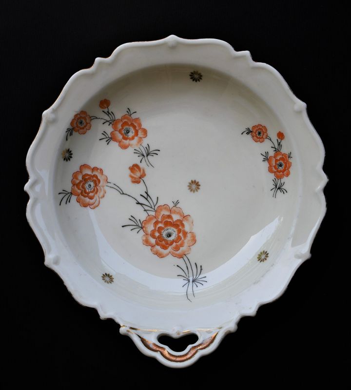 Антикварна порцеланова чиния Echt Tuppack