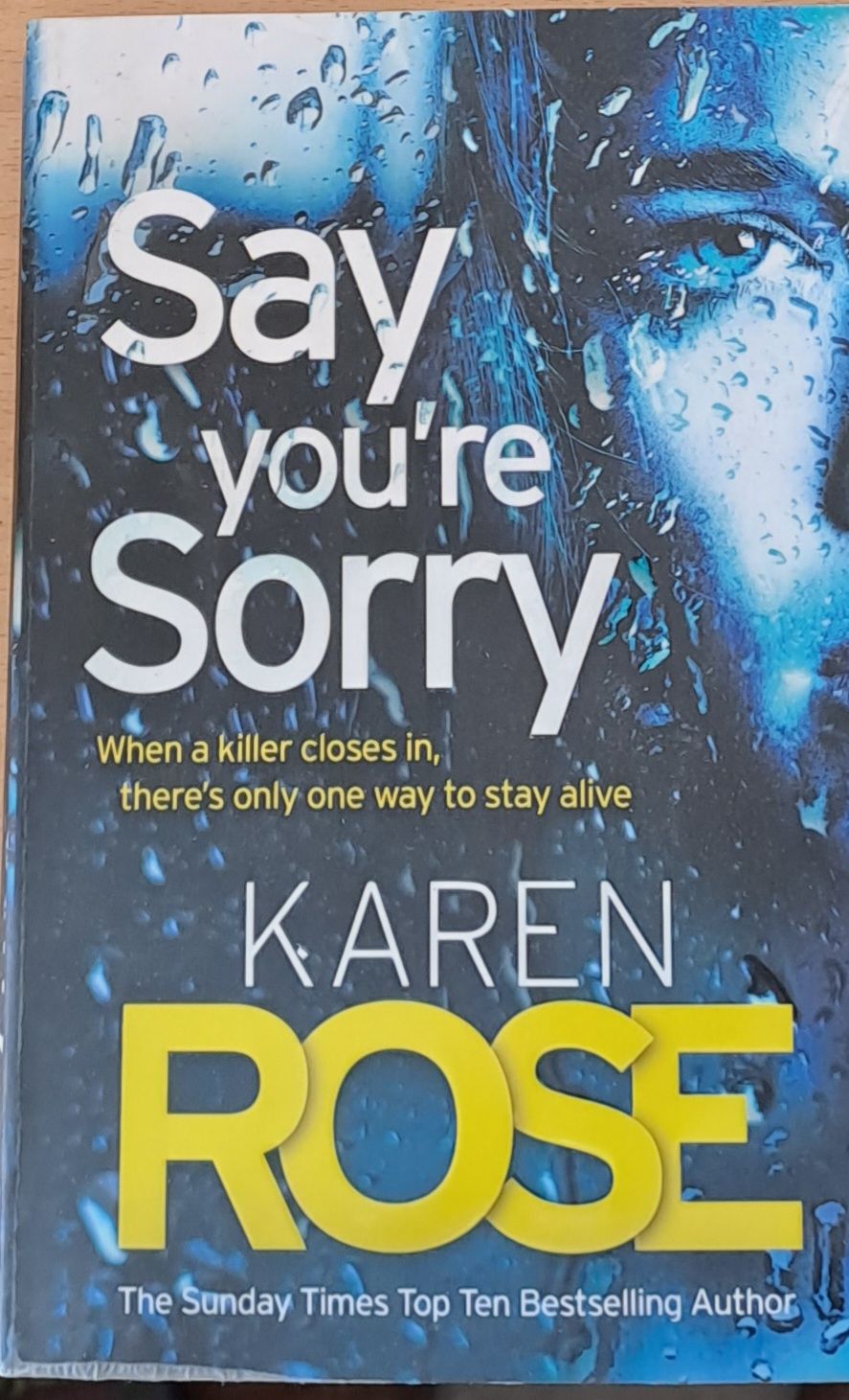 Say you are sorry