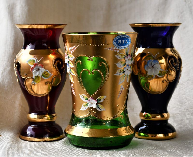 Комплект от вази "Tre Fuochi" - "Bohemia"