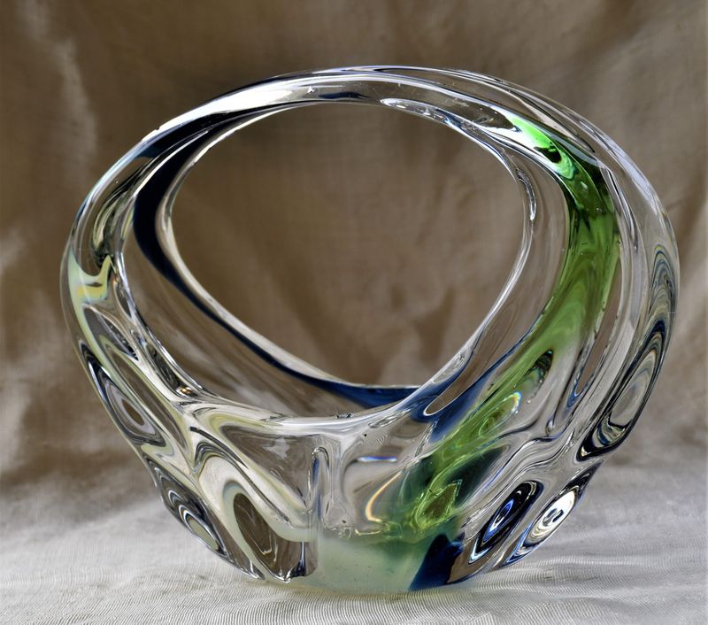 Стъклен артефакт от 70-те в стила на Мурано