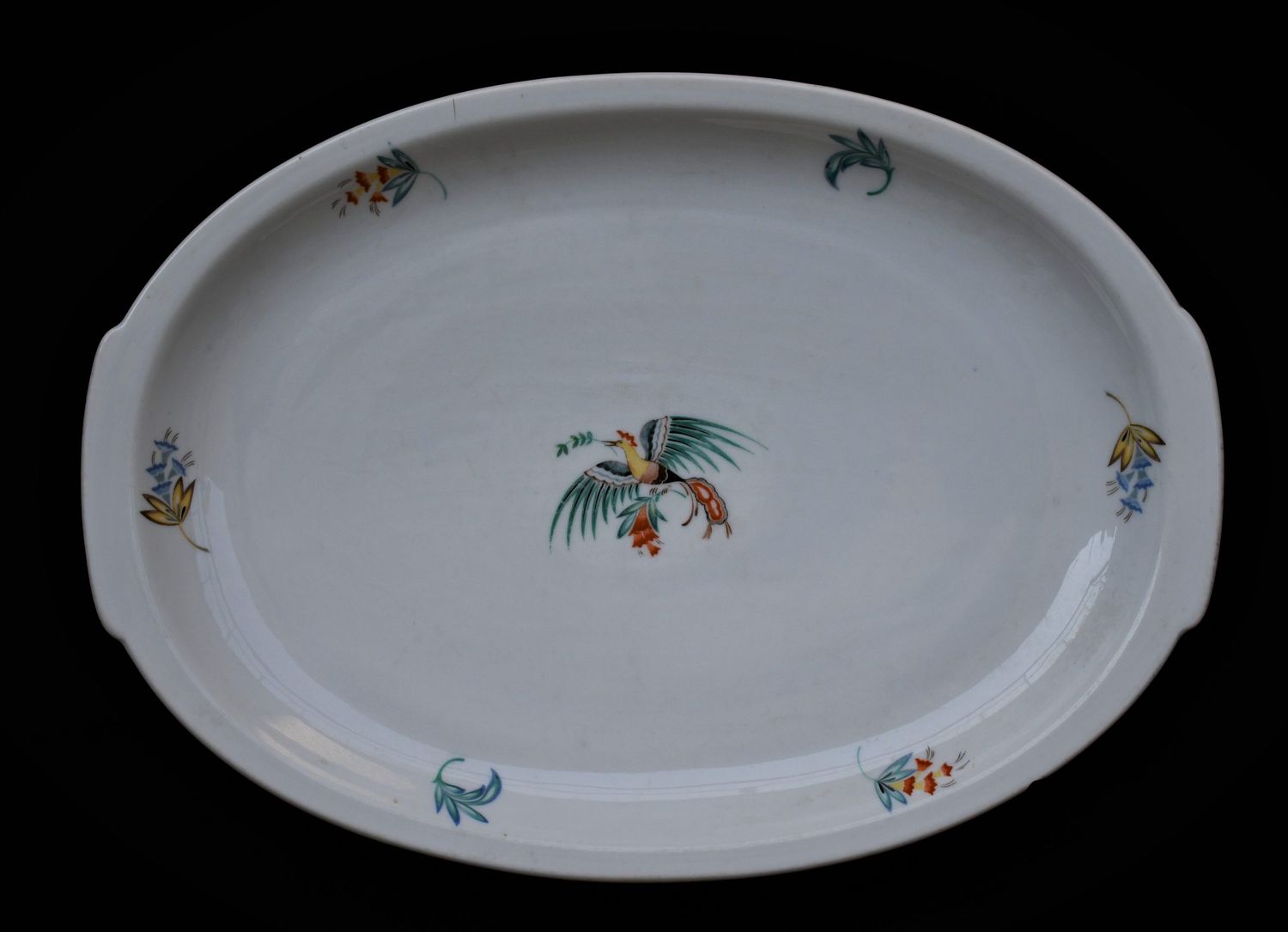 Историческа чиния/плато на &quot;Bohemia Ceramic Works&quot;