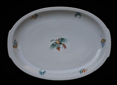 Историческа чиния/плато на &quot;Bohemia Ceramic Works&quot;