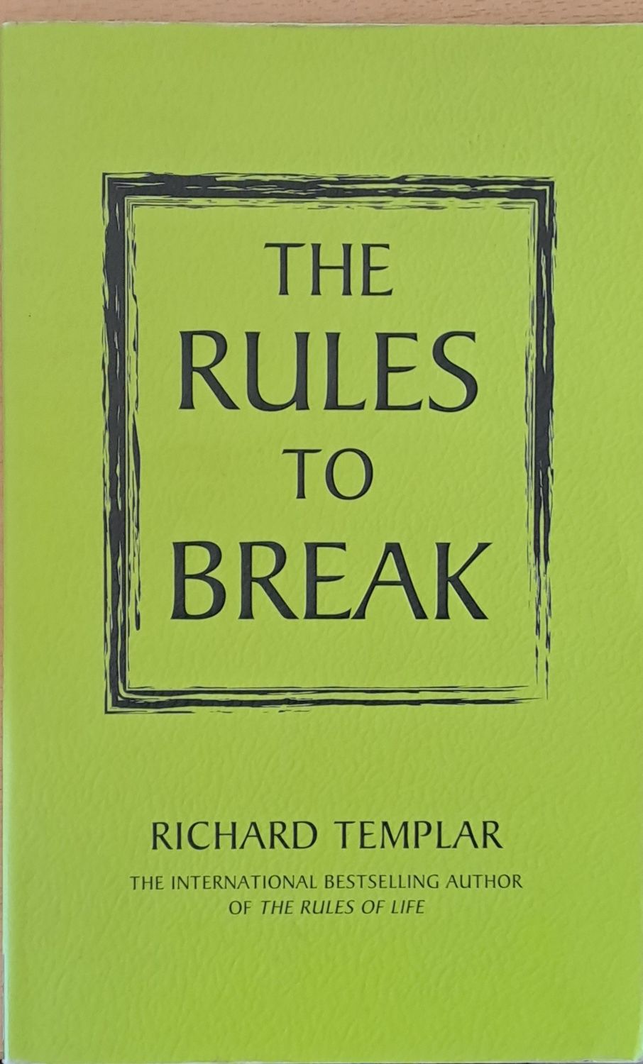 The rules to break