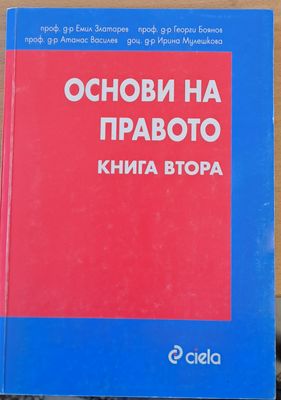 Основи на правото, книга втора