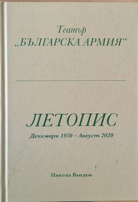 Театър &quot;Българска армия&quot;, Летопис Декември 1950 - Август 2020