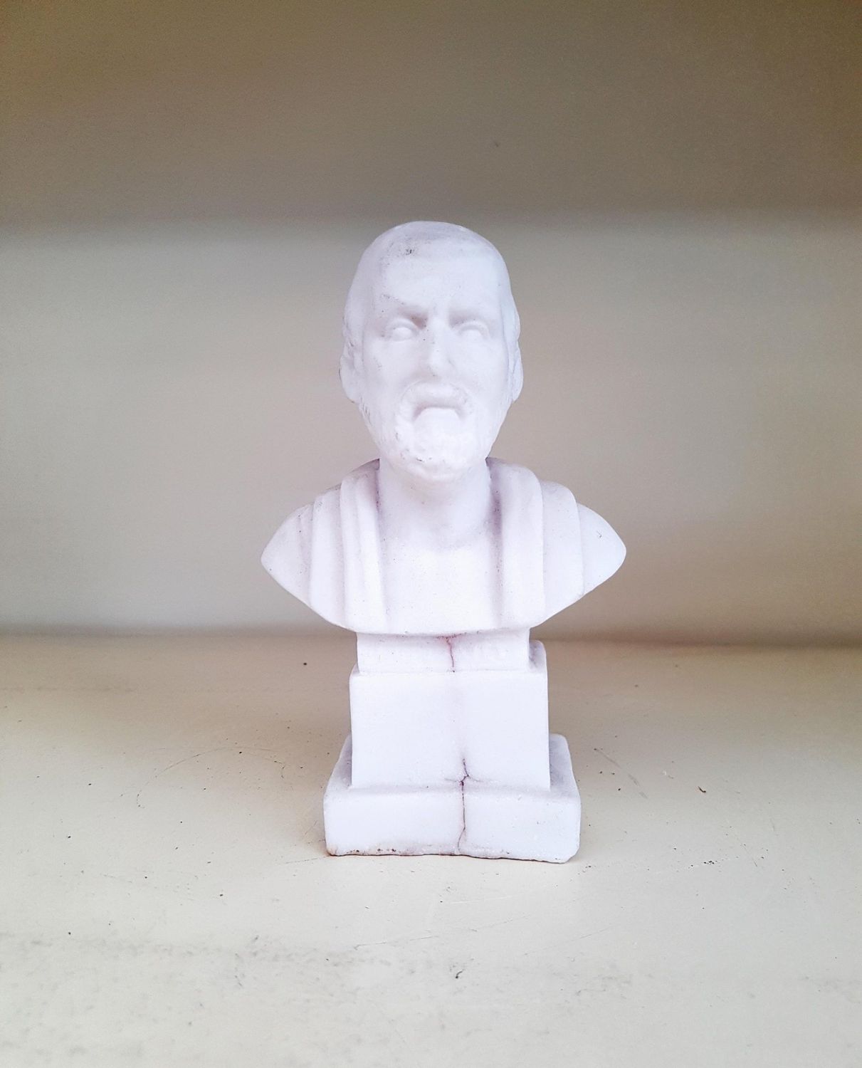 Бюст хипократ - мрамор