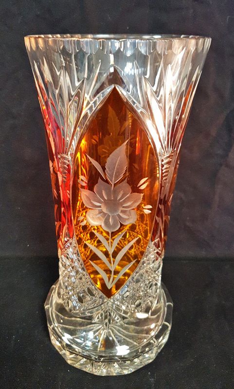 Стъклена ваза Cristal d'Arques