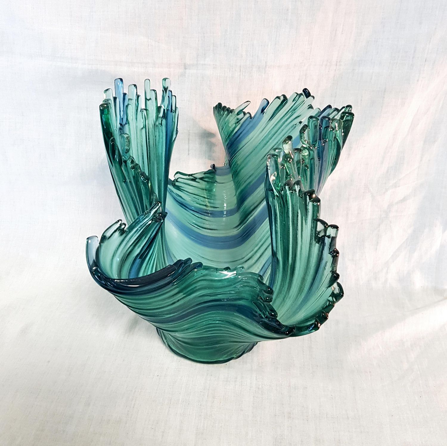 Стъклена ваза Стъклена ваза