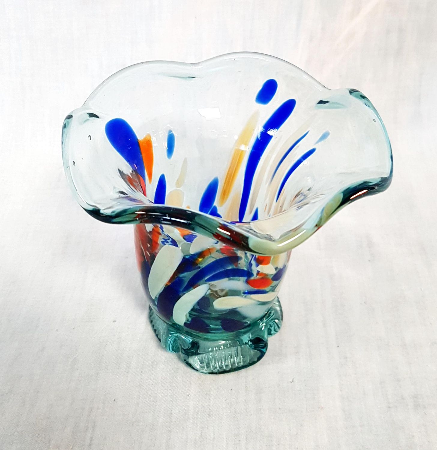 Стъклена ваза Стъклена ваза