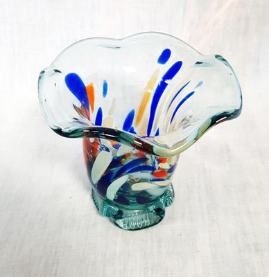 Стъклена ваза Стъклена ваза