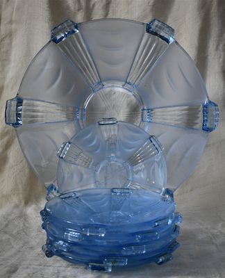 Art Deco сервиз за торта, Stölzle