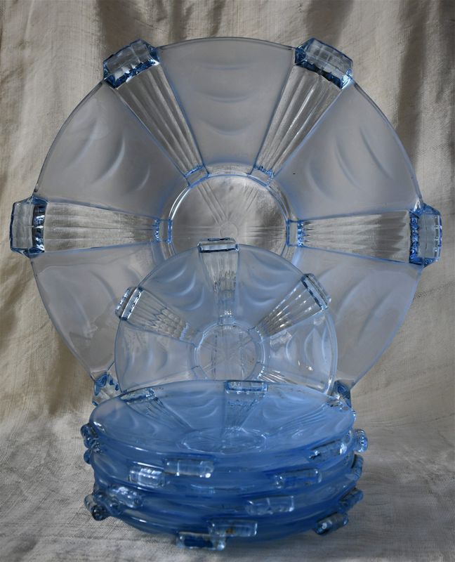 Art Deco сервиз за торта, Stölzle