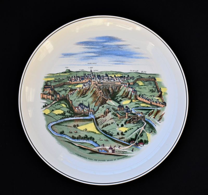 Колекционна чиния от 1963-та на "Villeroy &amp;amp; Boch"