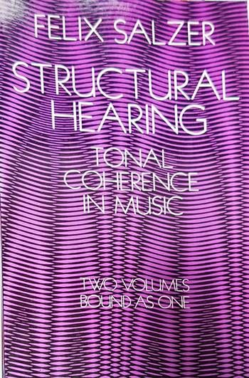 Structural Hearing: Tonal Coherence in Music