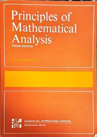Principles of Mathematical Analysis