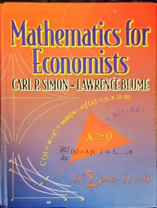 Mathematics for Economists