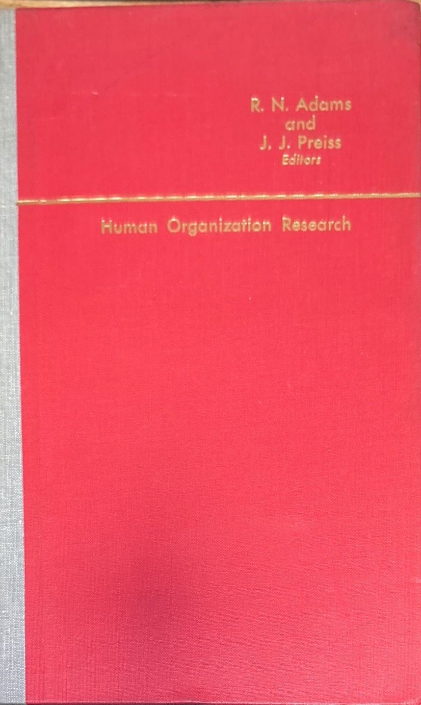 Human Organization Research.