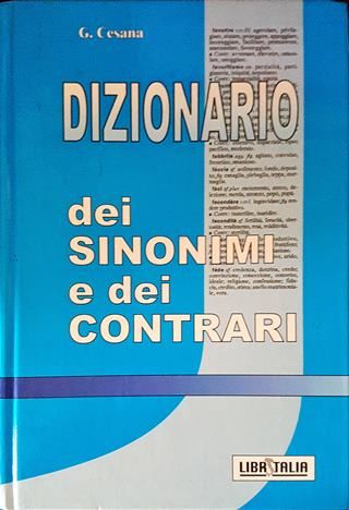 Dizionario dei sinonimi e dei contrari