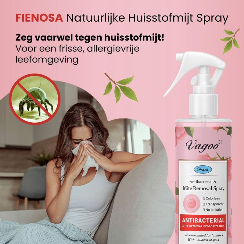 huisstofmijt spray geschikt voor matras kussen en textiel