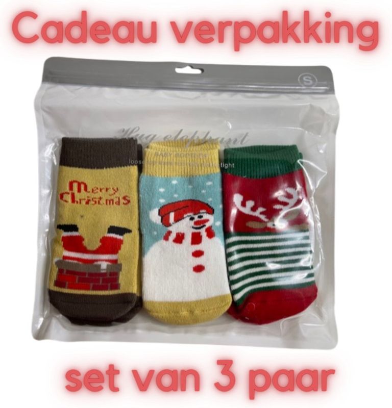 Fienosa Baby Sokjes voor de Kerst - Kerstcadeau