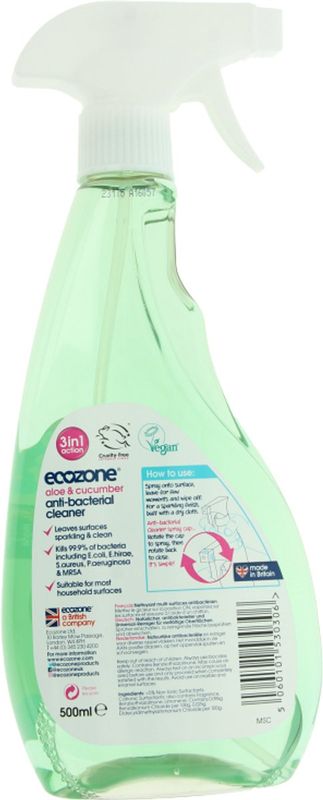 EcoZone Antibacteriele allesreiniger 3-in-1 500 Milliliter