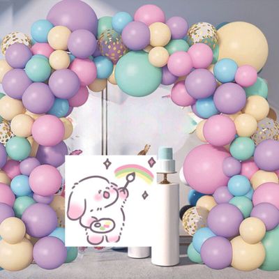 Fienosa Ballonnenboog Pastel - Luxe Verjaardag Ballonnen - Ballonnenboog - Verjaardag - 100 stuks - Helium Ballonnen - Ballonboog Versiering – Feest Decoratie Verjaardag