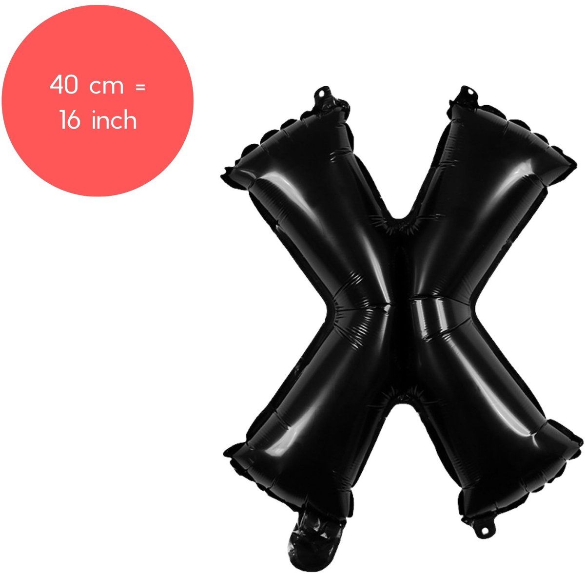 Fienosa Letter Ballonnen - Letter X - Zwart - Kleur Zwart - 40 cm - Helium Ballon - Verjaardag Ballon - Verjaardag versiering Fienosa Letter Ballonnen - Letter X - Zwart - Kleur Zwart - 40 cm - Helium Ballon - Verjaardag Ballon - Verjaardag versiering
