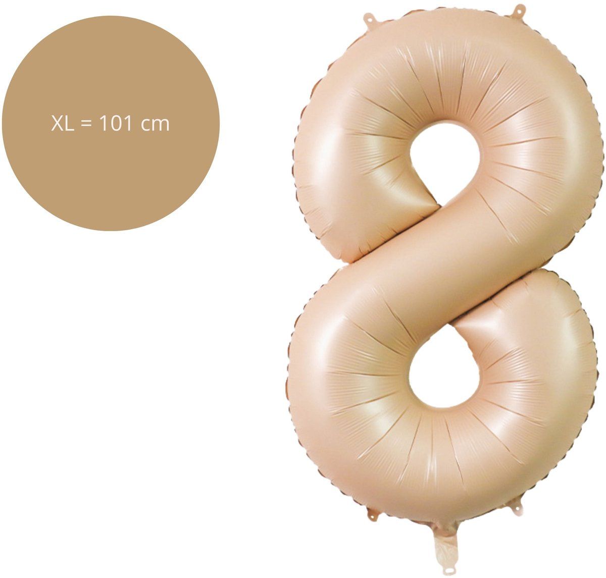 Fienosa Cijfer 8 Ballon - Nummer 8 Caramel Zand Kleur - 101 cm - XL Groot - Helium Ballon - Verjaardag Ballon - Verjaardag versiering - Leeftijd verjaardag - Verjaardagsballon - Verjaardag Fienosa Cijfer 8 Ballon - Nummer 8 Caramel Zand Kleur - 101 cm - XL Groot - Helium Ballon - Verjaardag Ballon - Verjaardag versiering - Leeftijd verjaardag - Verjaardagsballon - Verjaardag
