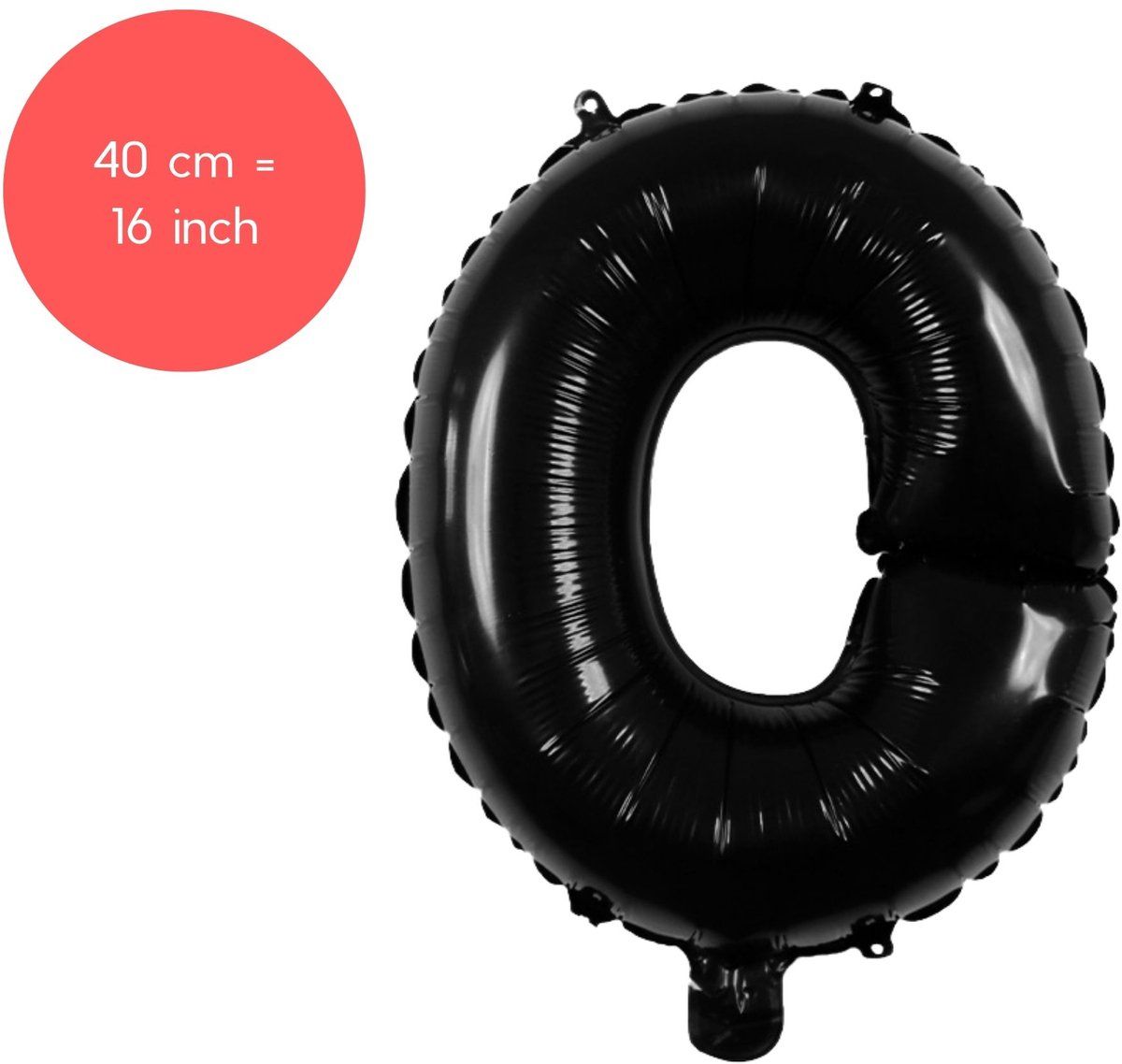 Fienosa Letter Ballonnen - Letter O - Zwart - Kleur Zwart - 40 cm - Helium Ballon - Verjaardag Ballon - Verjaardag versiering Fienosa Letter Ballonnen - Letter O - Zwart - Kleur Zwart - 40 cm - Helium Ballon - Verjaardag Ballon - Verjaardag versiering