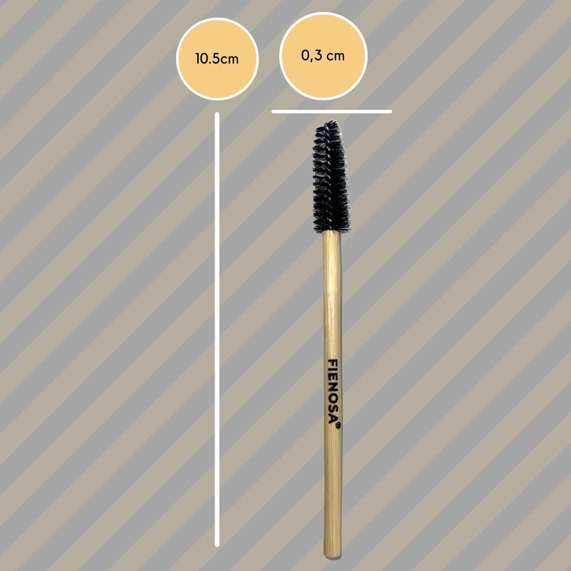 Fienosa Bamboe Wimper Borstels - Wenkbrauw Borstel - 20 stuks - Wimper extensions - Bamboe Handvat - ideaal in gebruik - Fienosa - Wenkbrouwborstels - Luxe Wenkbrouw Borstels - Duurzaam en Ecologisch