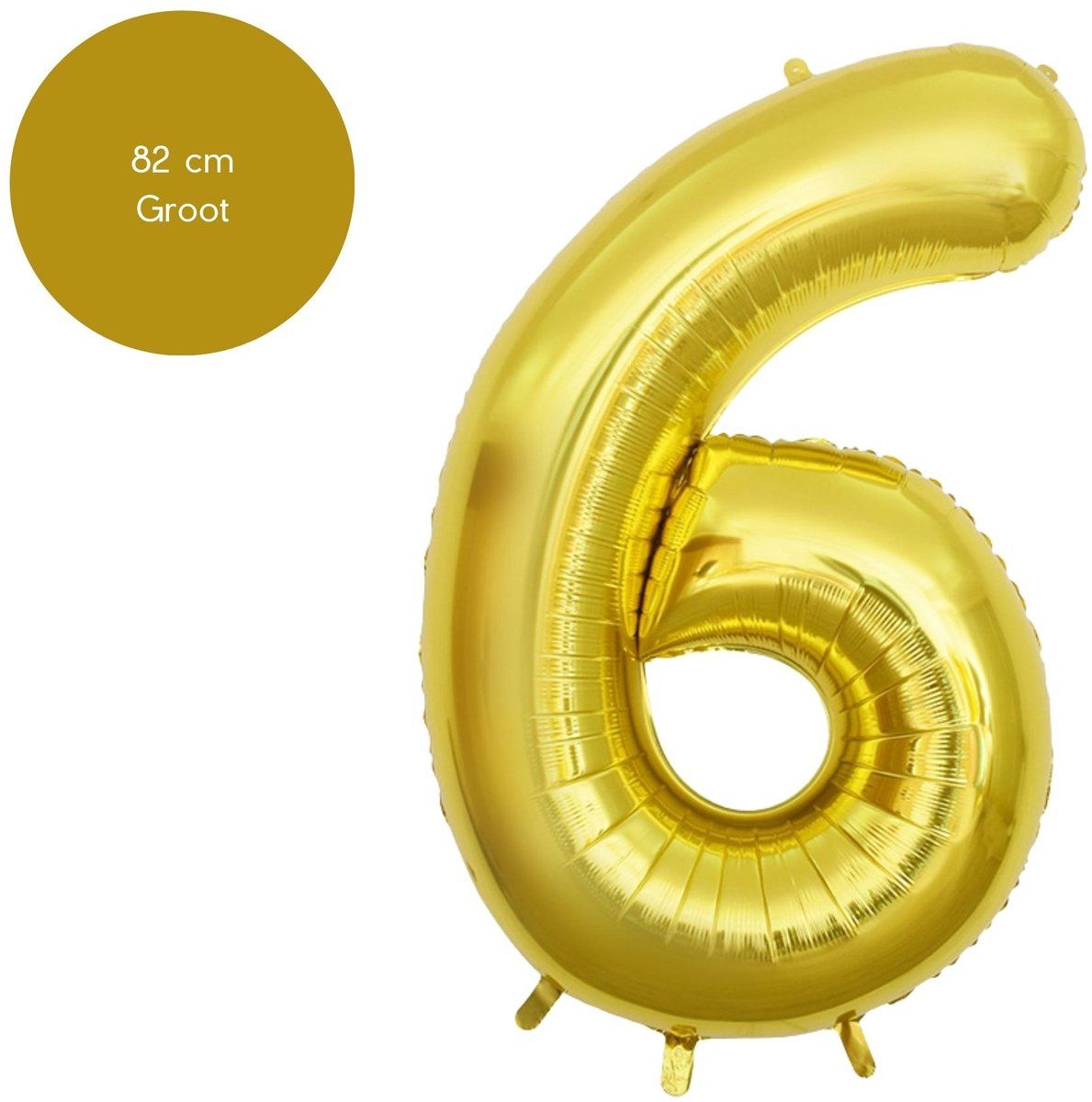Fienosa Cijfer Ballonnen - Nummer 6 - Goud Kleur - 82 cm - XL Groot - Helium Ballon - Verjaardag Ballon - Verjaardag versiering - Leeftijd verjaardag - Verjaardagsballon - Verjaardag Fienosa Cijfer Ballonnen - Nummer 6 - Goud Kleur - 82 cm - XL Groot - Helium Ballon - Verjaardag Ballon - Verjaardag versiering - Leeftijd verjaardag - Verjaardagsballon - Verjaardag
