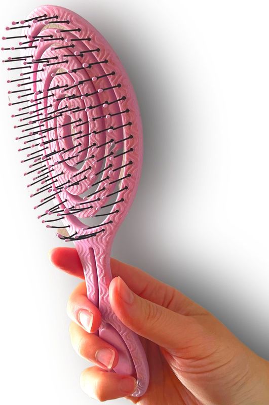 Fienosa Haarborstel Rond - Borstel - Extensions - Detangler Brush - Krullen Kam - Ronde Haarborstel - Roze - Anti Klit Haarborstel Fienosa Haarborstel Rond - Borstel - Extensions - Detangler Brush - Krullen Kam - Ronde Haarborstel - Roze - Anti Klit Haarborstel