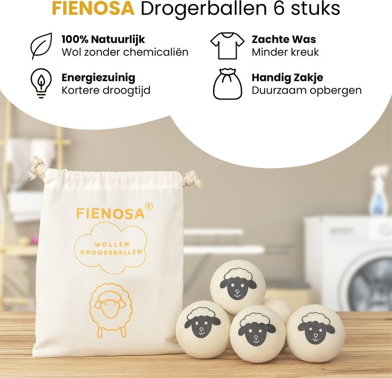 wollen drogerballen duurzaam alternatief wasverzachter