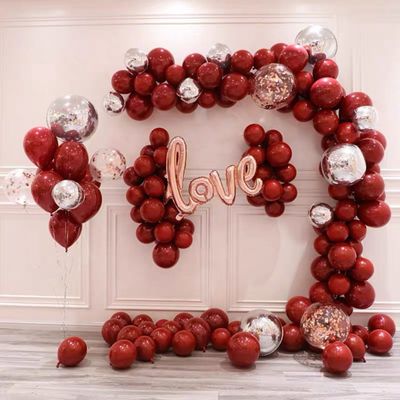 Fienosa Ballonnenboog Liefde - Valentijn - Ballon Rood - Luxe Verjaardag Ballonnen - Ballonnenboog - Verjaardag - Valentijn decoratie - Bruiloft Decoratie - 78 stuks - Helium Ballonnen - Ballonnen Fienosa Ballonnenboog Liefde - Valentijn - Ballon Rood - Luxe Verjaardag Ballonnen - Ballonnenboog - Verjaardag - Valentijn decoratie - Bruiloft Decoratie - 78 stuks - Helium Ballonnen - Ballonnen