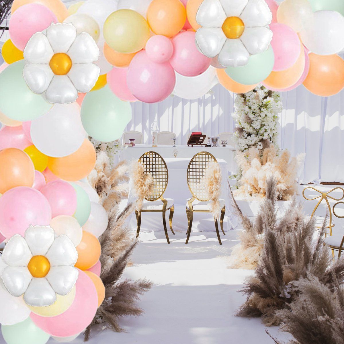 Fienosa Ballonnenboog Bloemen - Luxe Verjaardag Ballonnen - Ballonnenboog - Verjaardag - 111 stuks - Helium Ballonnen - Zomers - Kleurrijk Fienosa Ballonnenboog Bloemen - Luxe Verjaardag Ballonnen - Ballonnenboog - Verjaardag - 111 stuks - Helium Ballonnen - Zomers - Kleurrijk